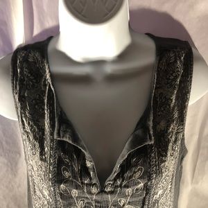 Lucky Brand gypsy grey tank top size medium